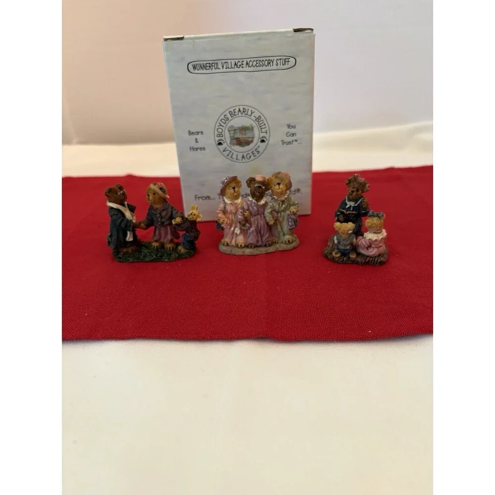 Vtg Boyds Bearly-Built Villages Collection 